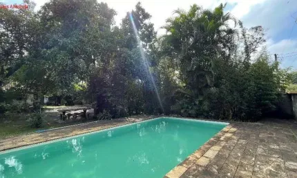 Chácara com piscina à venda no bairro umuarama, itanhaém: terreno de 1.000m²