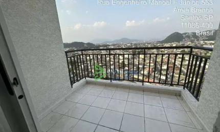 Apartamento com 2 dormitórios à venda, 58 m² por R$ 300.000,00 - Areia Branca - Santos/SP