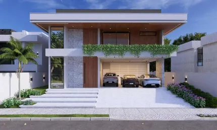 Casa em condomínio fechado com 4 quartos à venda em Pirabeiraba, Joinville , 408 m2 por R$ 3.400.000