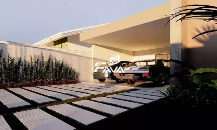 Casa térrea em construção 3 quartos 1 suite 2 vagas de garagem no São Braz - Curitiba/PR
