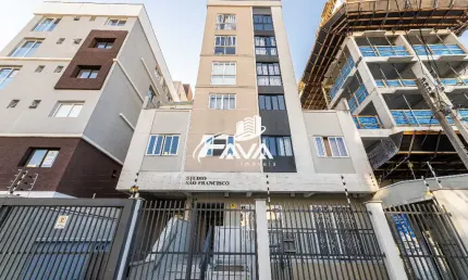 Apartamento garden, AU: 28,05m², garden: 38,28m², Ed Studio São Francisco, bairro São Francisco, Curitiba/PR