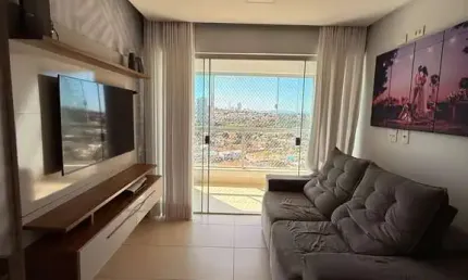 Apartamento 02 quartos com suíte – parque amazônia | andar alto, 100% nascente e completo em armári