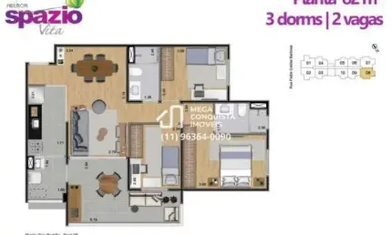 Apartamento à Venda | Helbor Spazio Vita – Vila Guilherme, Zona Norte – São Paulo/SP