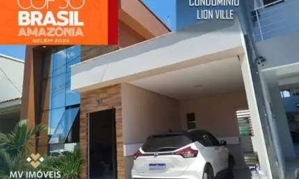 Casa para alugar no cond. lion ville - coqueiro - belém/pa