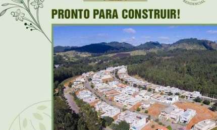 Terreno com 409 m2 no Condomínio Fechado Recanto da São Vicente