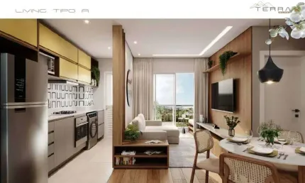 Residencial das Ilhas Apartamento 2 quartos com Elevador! Andar Alto
