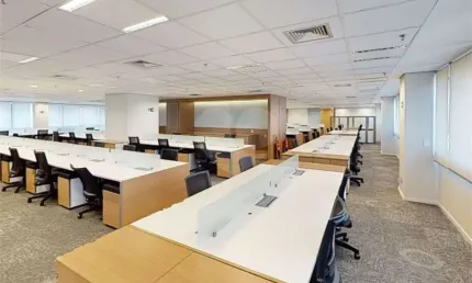 Laje corporativa com 822m² e 12 vagas de garagem na vila mariana