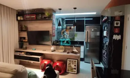 Apartamento 2 dorms, 1 banheiro, sala, cozinha e um ótimo condomínio
