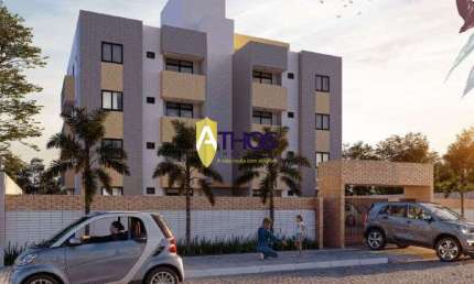 Apartamento Com área externa em Jardim Cidade Universitária - Bancários, João Pessoa/PB de 2 Quartos