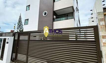 Apartamento Com área externa em Jardim Cidade Universitária - Bancários, João Pessoa/PB de 2 Quartos