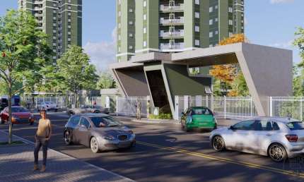 Apartamento para venda em Park Residencial Convívio de 78.75m² com 2 Quartos, 1 Suite e 2 Garagens