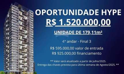 Apartamento para venda em Jardim Botânico de 179.11m² com 4 Quartos, 4 Suites e 3 Garagens