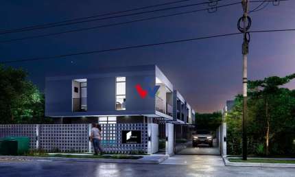 Sobrado para venda em Matinhos de 62.00m² com 1 Quarto e 1 Suite