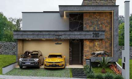 Casa de Condomínio para venda em Morro Vermelho de 134.00m² com 3 Quartos, 1 Suite e 2 Garagens