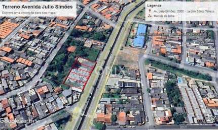 Terreno à venda na Avenida Julio Simões, 2001, Vila Brasileira, Mogi das Cruzes