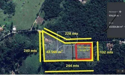 Imóvel Comercial para venda em São Roque de 43560.00m²