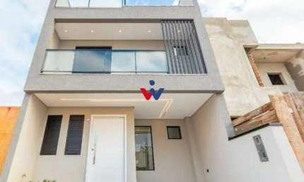Sobrado para venda em Campo De Santana de 129.00m² com 2 Quartos e 1 Suite