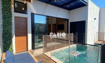 Casa de Condomínio para venda em Terras Alphaville Mirassol de 156.00m² com 3 Quartos, 3 Suites e 4 Garagens