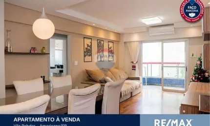 Apartamento para venda em Vila Rehder de 102.27m² com 3 Quartos, 1 Suite e 2 Garagens
