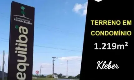 Terreno en Condomínio para venda em Parque Ecoresidencial Fazenda Jequitibá de 1216.00m²
