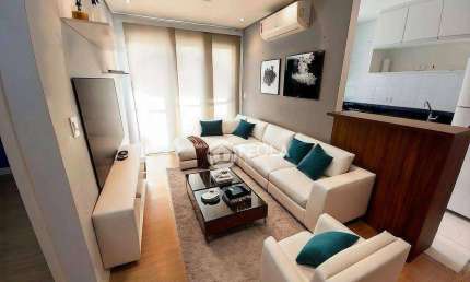 Apartamento para venda em Centro de 52.00m² com 2 Quartos, 1 Suite e 1 Garagem