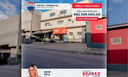 Prédio Comercial para venda em Recreio Estoril de 729.88m² com 3 Quartos, 1 Suite e 4 Garagens