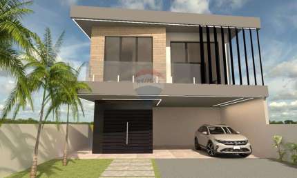 Casa de Condomínio para venda em Residencial Real Park de 338.00m² com 4 Quartos e 4 Suites