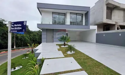 Casa de Condomínio para venda em Residencial Real Park de 345.00m² com 4 Quartos e 4 Suites