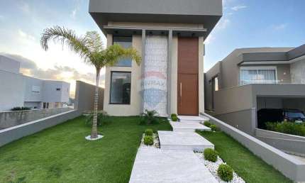 Casa de Condomínio para venda em Condomínio Residencial E Comercial Fazenda Santa Petronilla de 386.54m² com 4 Quartos, 4 Suites e 5 Garagens