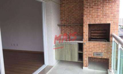 Apartamento para alugar em Gonzaga de 109.00m² com 3 Quartos, 1 Suite e 2 Garagens
