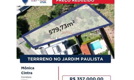 Terreno à venda no Jardim Paulista, Atibaia 