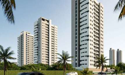 Apartamento para venda em Além Ponte de 91.00m² com 3 Quartos, 1 Suite e 2 Garagens