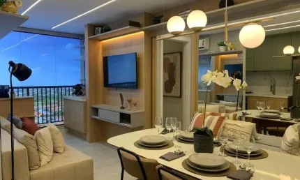 Apartamento para venda em Jardim Aurélia de 53.00m² com 2 Quartos, 1 Suite e 1 Garagem