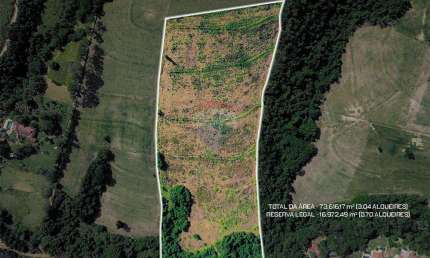 Terreno para venda em Campo De Boituva de 73616.00m²