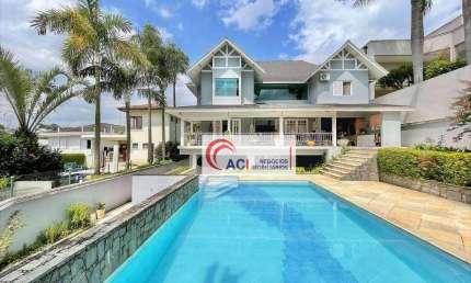 Casa de Condomínio para venda em Granja Viana de 632.00m² com 4 Quartos, 4 Suites e 9 Garagens