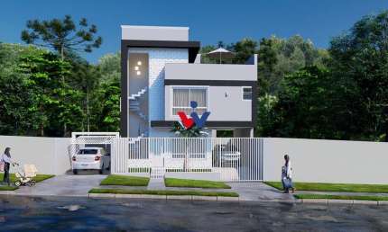 Sobrado para venda em Uberaba de 120.00m² com 3 Quartos e 1 Suite