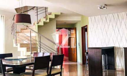 Cobertura para venda em Vila Oliveira de 326.00m² com 3 Quartos, 2 Suites e 5 Garagens