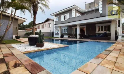 Casa de Condomínio para venda e aluguel em Residencial Morada Dos Lagos de 550.00m² com 4 Quartos e 6 Garagens