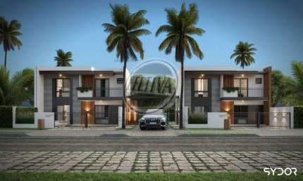 Sobrado para venda em Guaratuba de 70.00m² com 2 Quartos, 2 Suites e 2 Garagens