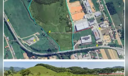Terreno comercial à venda na Rodovia BR-282, 1, Gethal, Lages