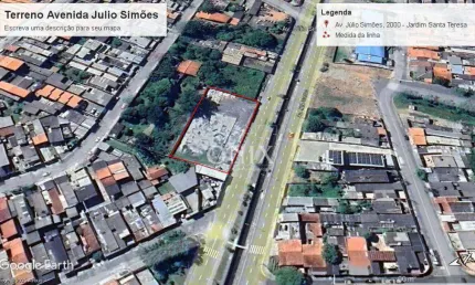 Terreno à venda na Avenida Julio Simões, 2000, Vila Brasileira, Mogi das Cruzes