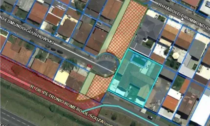 Terreno para venda em Cajuru de 986.00m² com 5 Garagens