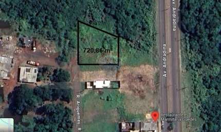 Terreno à venda na Avenida Andradina, Lote 0266, Jardim Ipê, Foz do Iguaçu