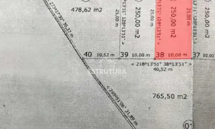 Terreno para venda em Jardim Maria Cristina de 250.00m²