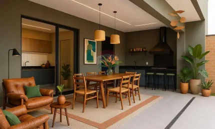 Casa de Condomínio para venda em Residencial Milano de 180.00m² com 4 Quartos, 2 Suites e 4 Garagens