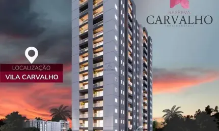 Apartamento para venda em Vila Carvalho de 49.98m² com 1 Quarto, 1 Suite e 1 Garagem