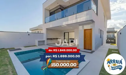 Casa de Condomínio para venda em Loteamento Reserva Ermida de 257.00m² com 3 Quartos, 3 Suites e 4 Garagens
