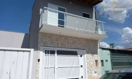 Sobrado para venda em Jardim Monte Mor de 63.00m² com 3 Quartos e 2 Garagens