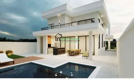 Casa para venda em CONDOMÍNIO RESERVA DA SERRA de 300.00m² com 4 Quartos, 4 Suites e 4 Garagens