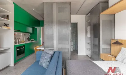 Apartamento para venda em Jardim Paulistano de 35.00m² com 1 Quarto e 1 Garagem